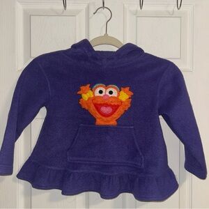 90s vintage Sesame Street Purple and Orange Elmo Sweatshirt